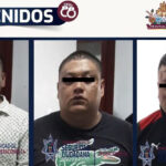“DISPAROS AL AIRE Y DROGA EN PLENA CALLE: POLICÍA EXHIBE A TRES SUJETOS”